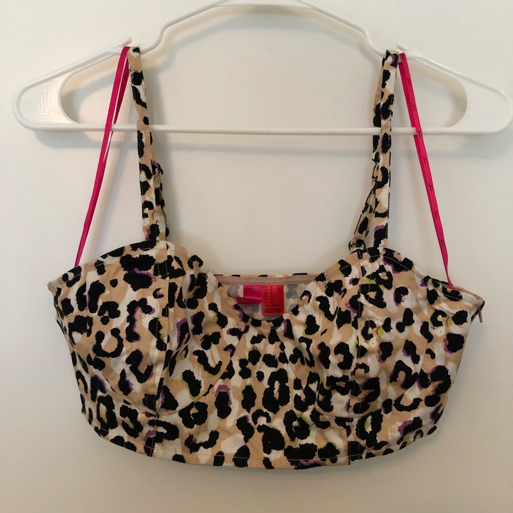 Cheetah print Crop top/bralette